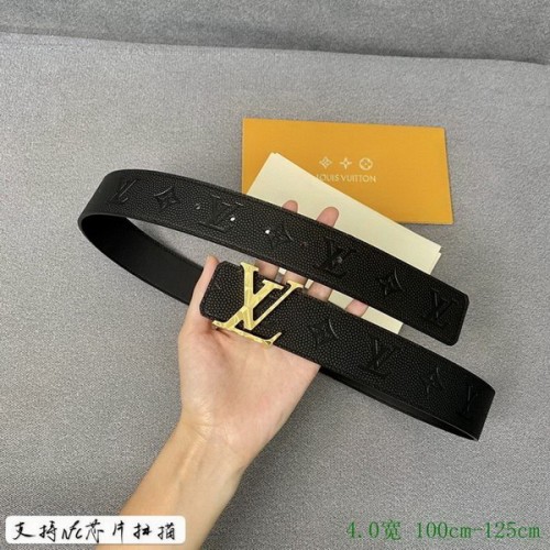 Super Perfect Quality LV Belts(100% Genuine Leather Steel Buckle)-2898