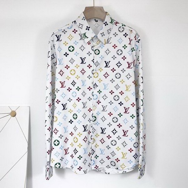 LV long sleeve shirt men-020(M-XXL)
