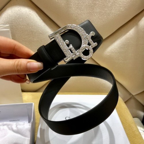 Super Perfect Quality Dior Belts(100% Genuine Leather,steel Buckle)-203
