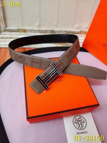 Super Perfect Quality Hermes Belts(100% Genuine Leather,Reversible Steel Buckle)-324
