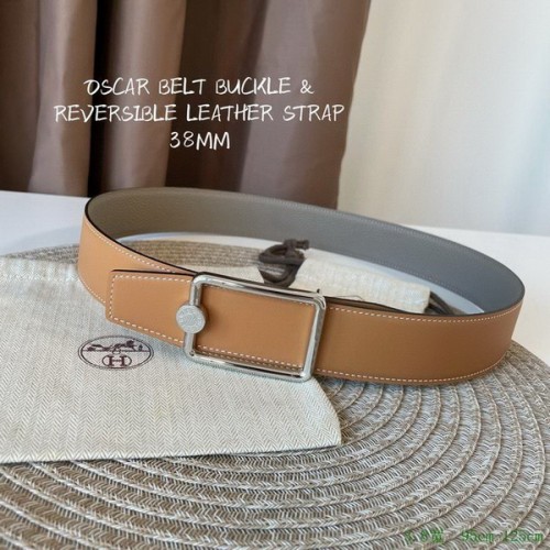Super Perfect Quality Hermes Belts(100% Genuine Leather,Reversible Steel Buckle)-899