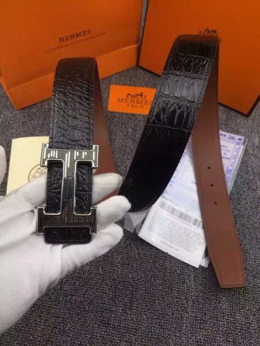Super Perfect Quality Hermes Belts(100% Genuine Leather,Reversible Steel Buckle)-241