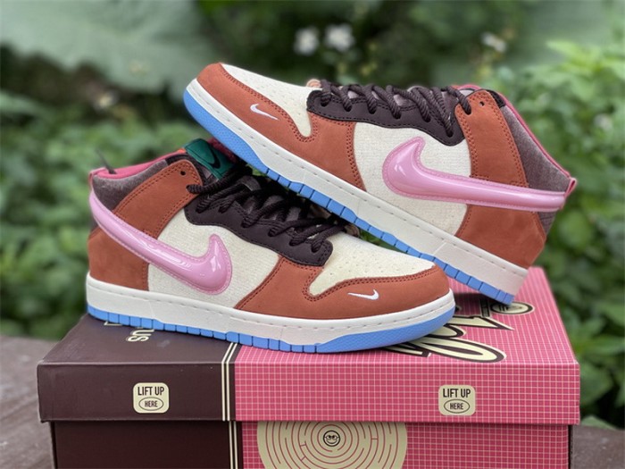 aUTHENTIC Social Status x Nike Dunk Mid “Chocolate Milk”