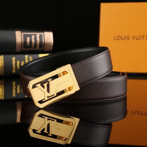 Super Perfect Quality LV Belts(100% Genuine Leather Steel Buckle)-2329