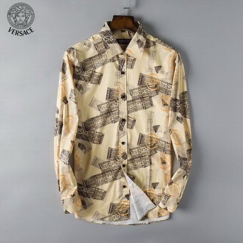 Versace long sleeve shirt men-098(S-XXXL)