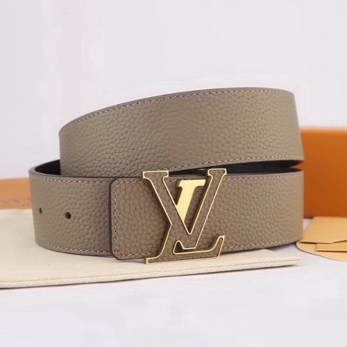 Super Perfect Quality LV Belts(100% Genuine Leather Steel Buckle)-1913