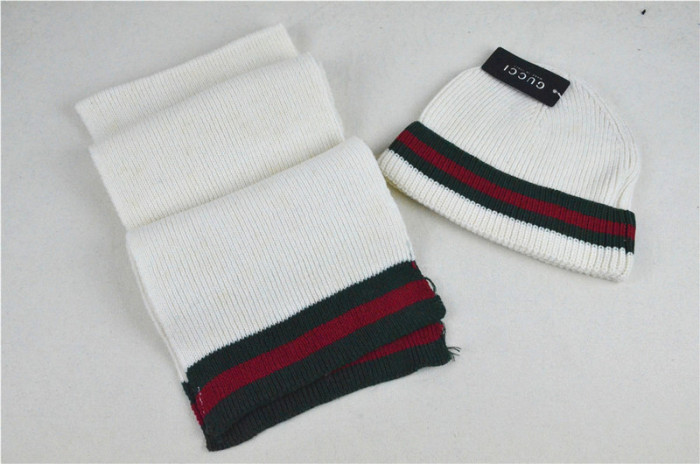 G Wool Cap Scarf AAA-029