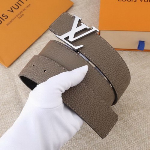 Super Perfect Quality LV Belts(100% Genuine Leather Steel Buckle)-2273