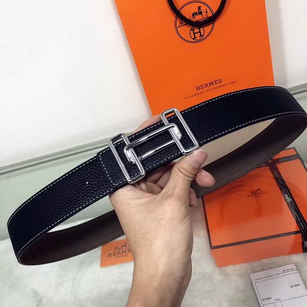 Super Perfect Quality Hermes Belts(100% Genuine Leather,Reversible Steel Buckle)-464