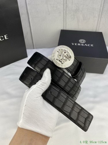 Super Perfect Quality Versace Belts(100% Genuine Leather,Steel Buckle)-509