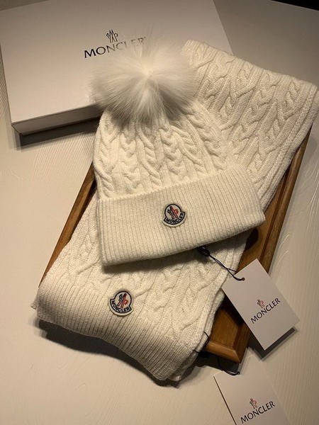 Moncler Wool Cap Scarf AAA-288