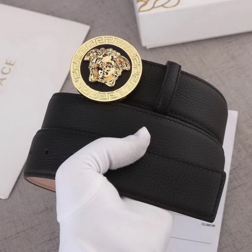Super Perfect Quality Versace Belts(100% Genuine Leather,Steel Buckle)-168