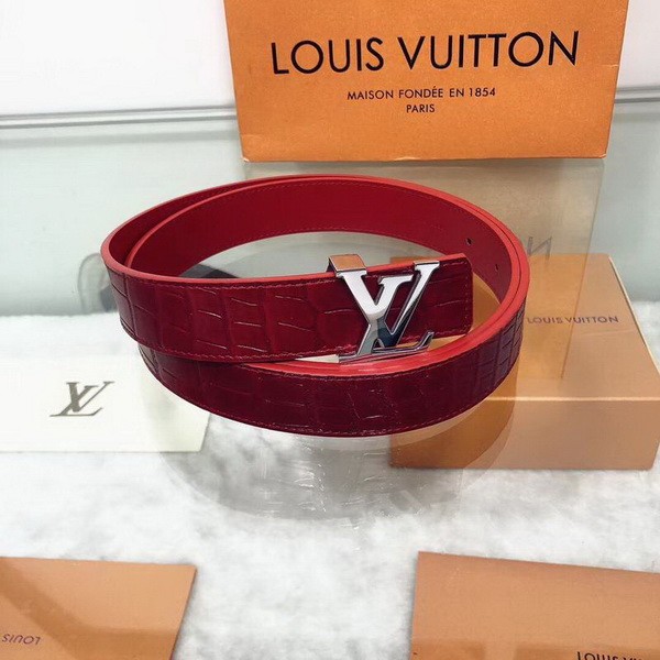 Super Perfect Quality LV women Belts(100% Genuine Leather,Steel Buckle)-130