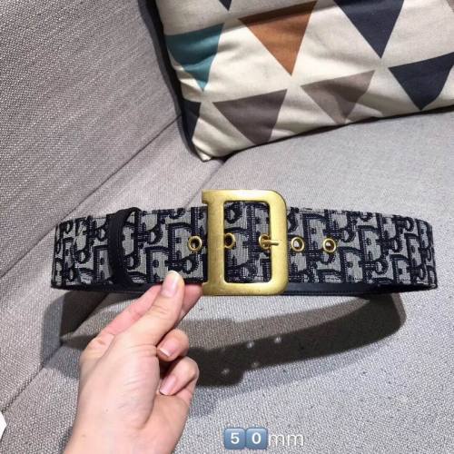 Super Perfect Quality Dior Belts(100% Genuine Leather,steel Buckle)-126