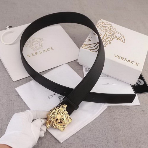 Super Perfect Quality Versace Belts(100% Genuine Leather,Steel Buckle)-582
