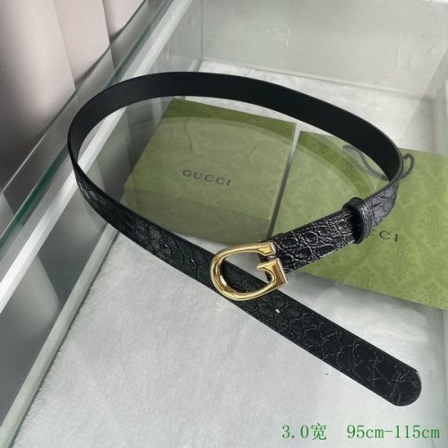 Super Perfect Quality G Belts(100% Genuine Leather,steel Buckle)-2724