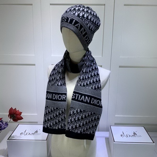 Dior Wool Cap Scarf AAA-098