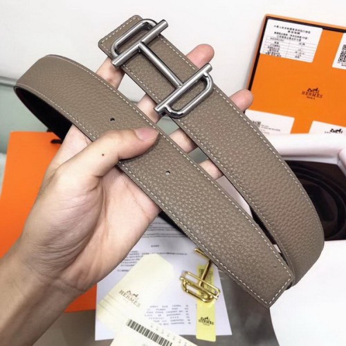 Super Perfect Quality Hermes Belts(100% Genuine Leather,Reversible Steel Buckle)-655