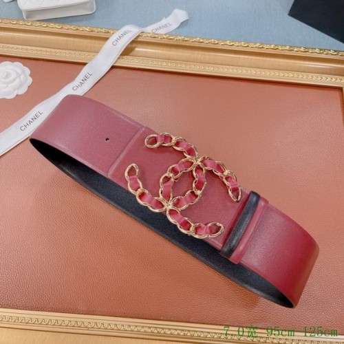 Super Perfect Quality CHNL Belts(100% Genuine Leather,steel Buckle)-270