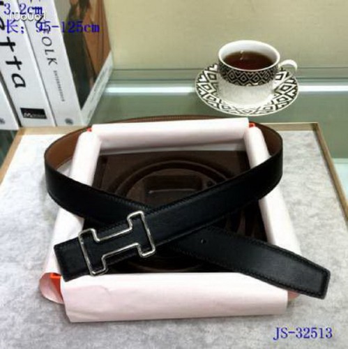 Super Perfect Quality Hermes Belts(100% Genuine Leather,Reversible Steel Buckle)-777