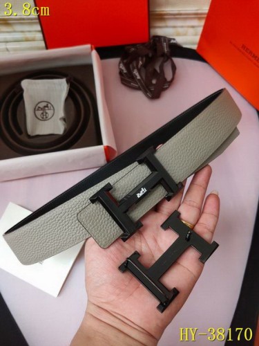 Super Perfect Quality Hermes Belts(100% Genuine Leather,Reversible Steel Buckle)-295