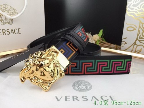 Super Perfect Quality Versace Belts(100% Genuine Leather,Steel Buckle)-457