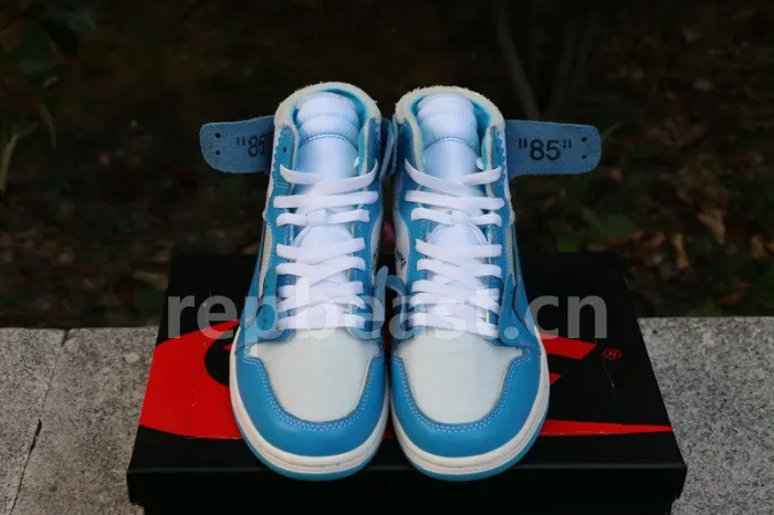 Authentic OFF-WHITE x Air Jordan 1 “UNC”
