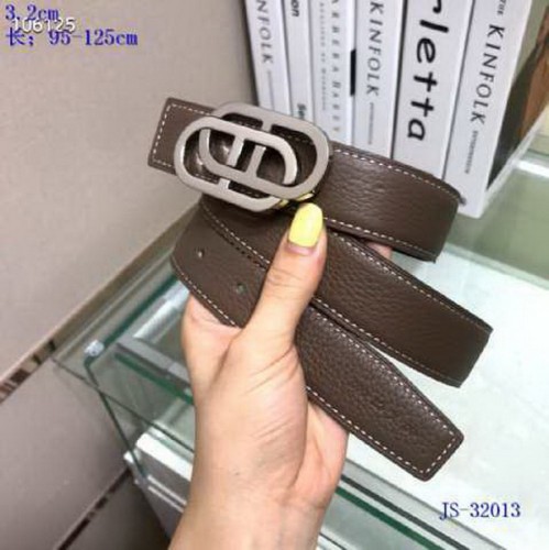 Super Perfect Quality Hermes Belts(100% Genuine Leather,Reversible Steel Buckle)-788