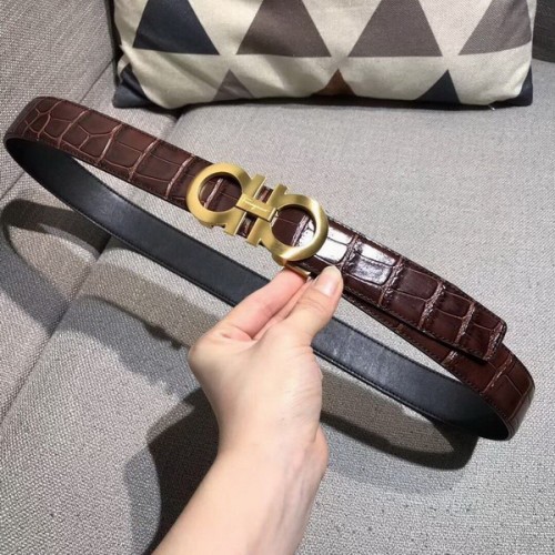 Super Perfect Quality Ferragamo Belts(100% Genuine Leather,steel Buckle)-970