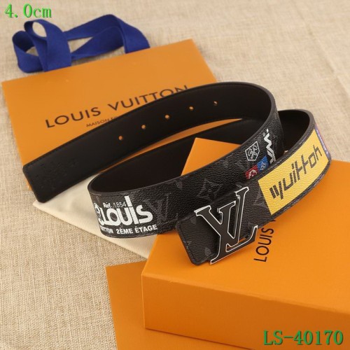 Super Perfect Quality LV Belts(100% Genuine Leather Steel Buckle)-1703