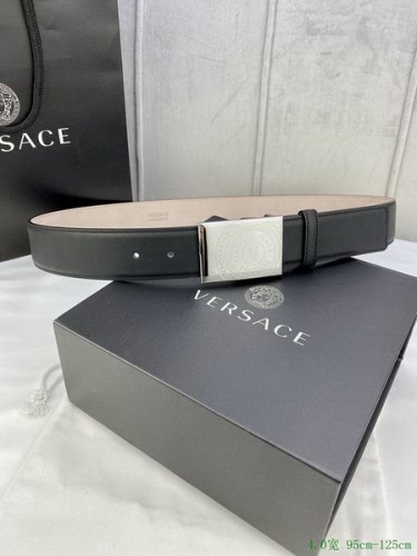 Super Perfect Quality Versace Belts(100% Genuine Leather,Steel Buckle)-503