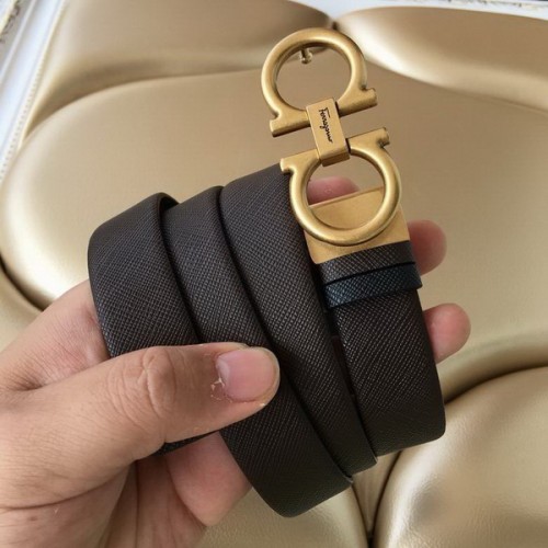 Super Perfect Quality Ferragamo Belts(100% Genuine Leather,steel Buckle)-1417