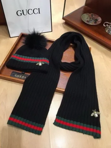 G Wool Cap Scarf AAA-289