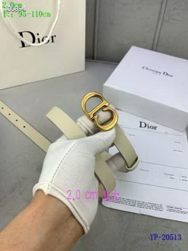 Super Perfect Quality Dior Belts(100% Genuine Leather,steel Buckle)-408