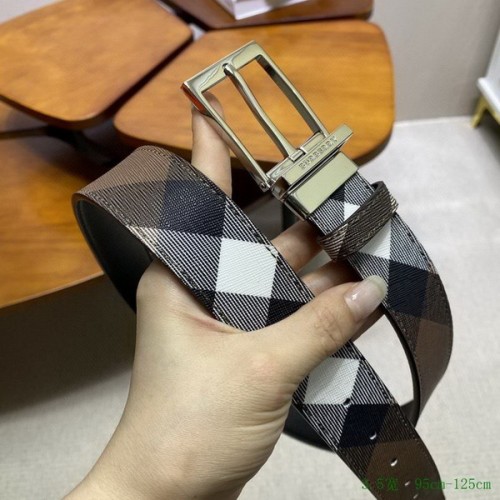 Super Perfect Quality Burberry Belts(100% Genuine Leather,steel buckle)-166