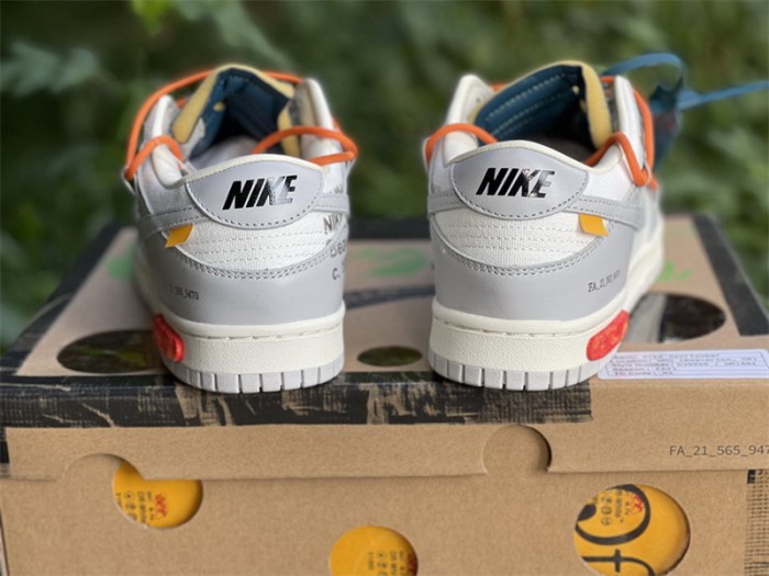 Authentic OFF-WHITE x Nike Dunk Low “The 50” DM1602 104