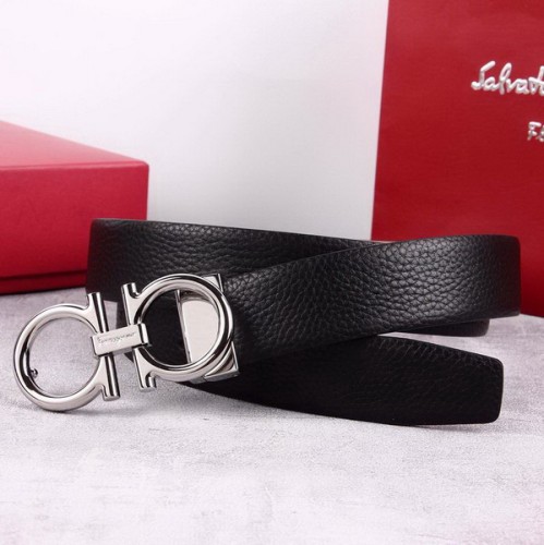 Super Perfect Quality Ferragamo Belts(100% Genuine Leather,steel Buckle)-798