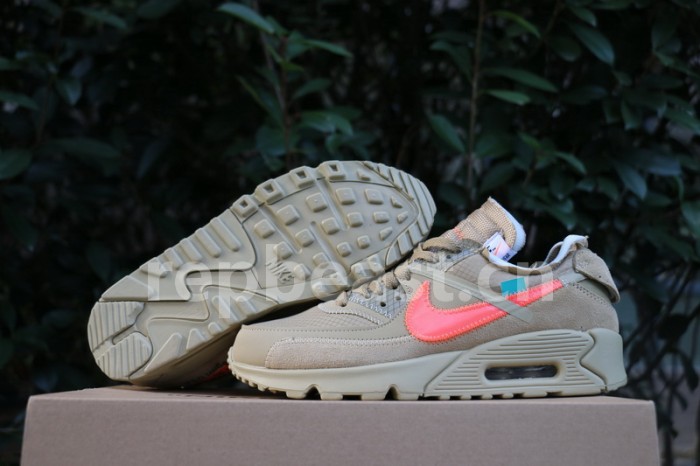 Authentic OFF-WHITE x Nike Air Max 90 “Desert Ore”