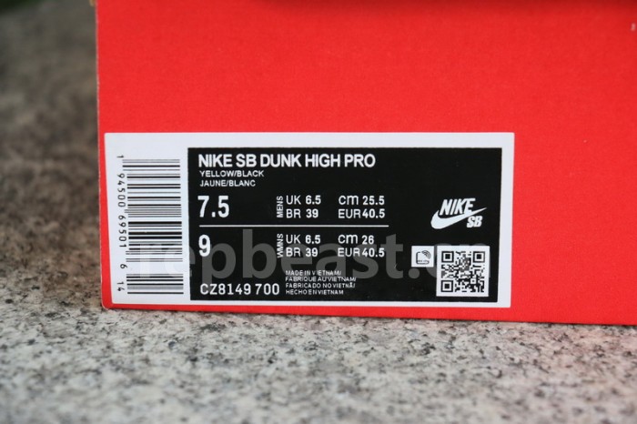 Authentic Nike Dunk High “Michigan”