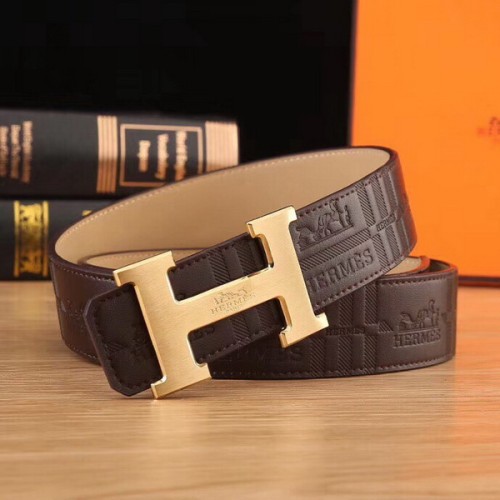 Super Perfect Quality Hermes Belts(100% Genuine Leather,Reversible Steel Buckle)-507