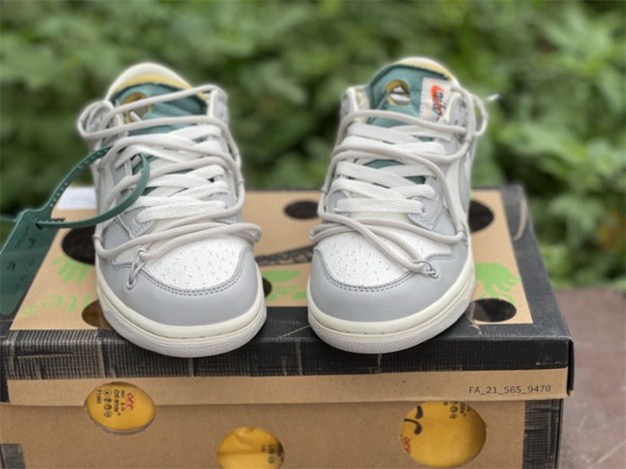 Authentic OFF-WHITE x Nike Dunk Low “The 50” DM1602 117