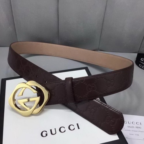 Super Perfect Quality G Belts(100% Genuine Leather,steel Buckle)-2173