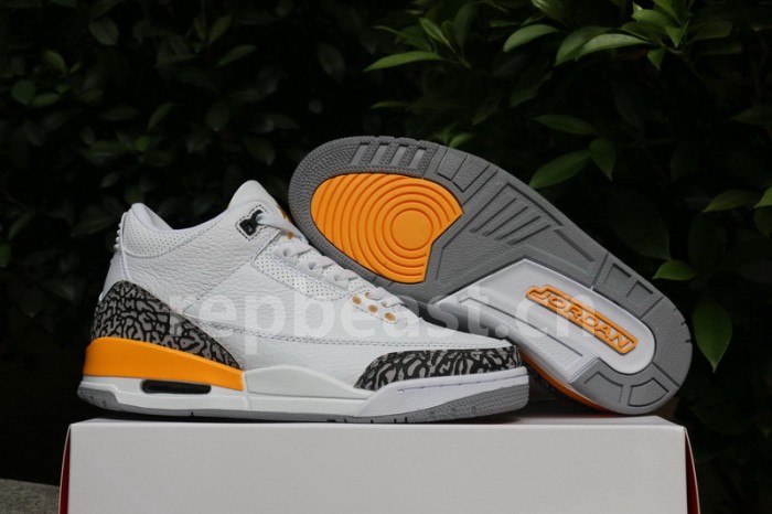 Authentic Air Jordan 3 WMNS “Laser Orange”