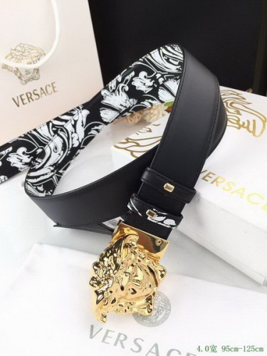 Super Perfect Quality Versace Belts(100% Genuine Leather,Steel Buckle)-455