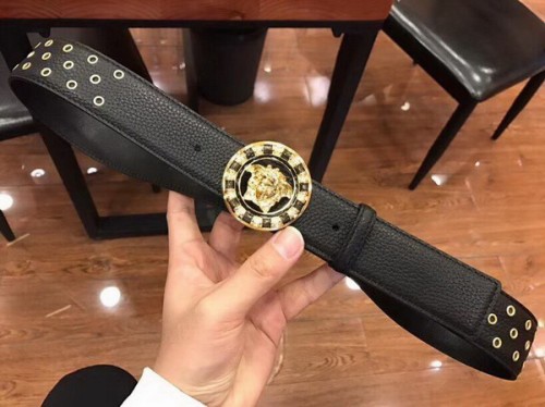 Super Perfect Quality Versace Belts(100% Genuine Leather,Steel Buckle)-209
