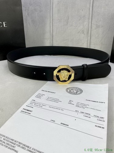Super Perfect Quality Versace Belts(100% Genuine Leather,Steel Buckle)-548