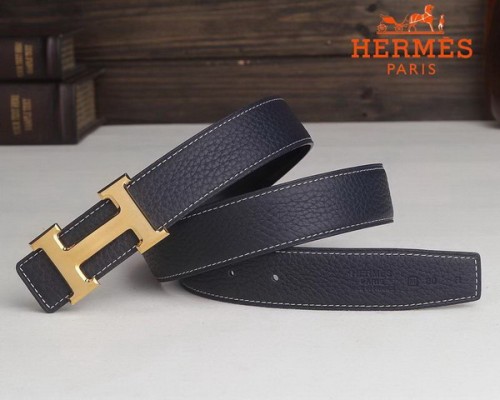 Super Perfect Quality Hermes Belts(100% Genuine Leather,Reversible Steel Buckle)-382
