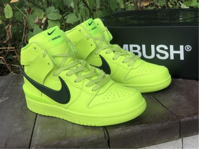 Authentic AMBUSH x Nike Dunk High Green