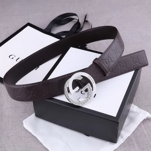 Super Perfect Quality G Belts(100% Genuine Leather,steel Buckle)-2410
