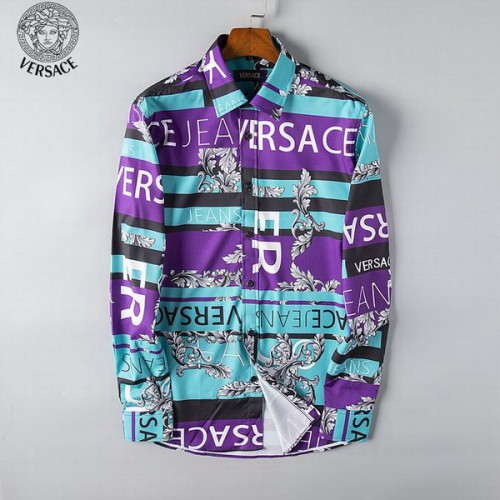Versace long sleeve shirt men-070(S-XXXL)